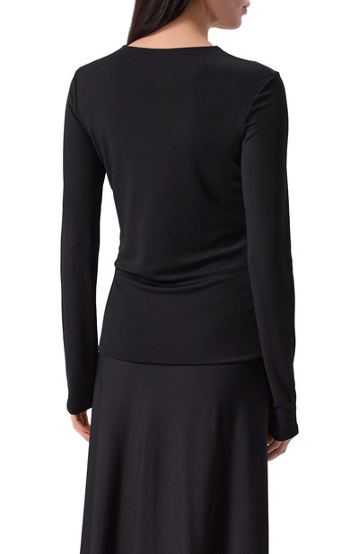 Лонгслив из вискозы JIL SANDER, арт. J04NC0003/J65016, фото 4