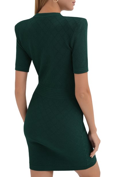 Платье из вискозы BALMAIN, арт. UF16435/K110, фото 4