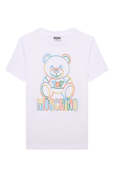 Хлопковая футболка MOSCHINO, арт. HUM03F/LAA17/10A-14A, фото 1