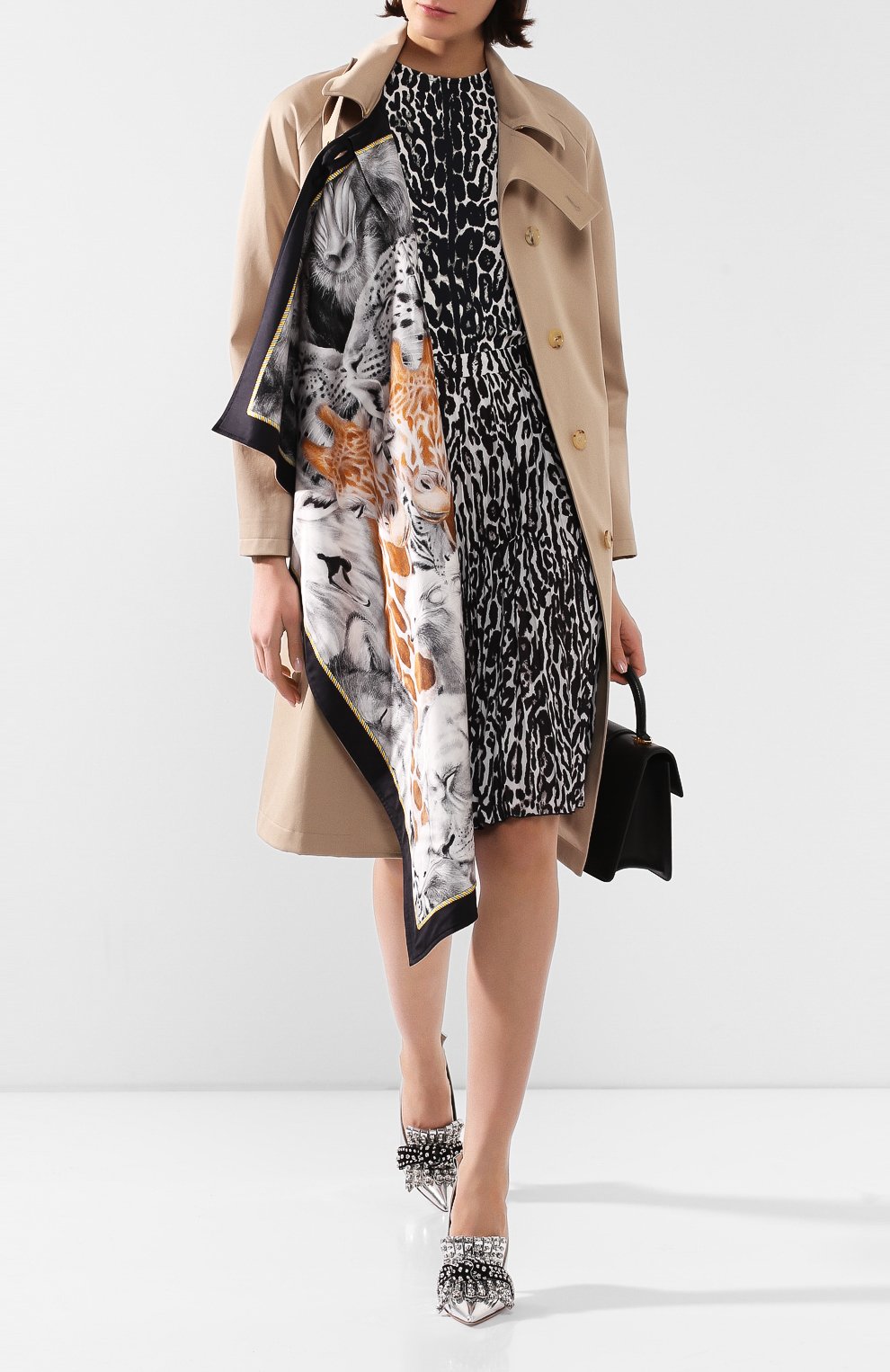 Хлопковый плащ BURBERRY, арт. 4564591, фото 2