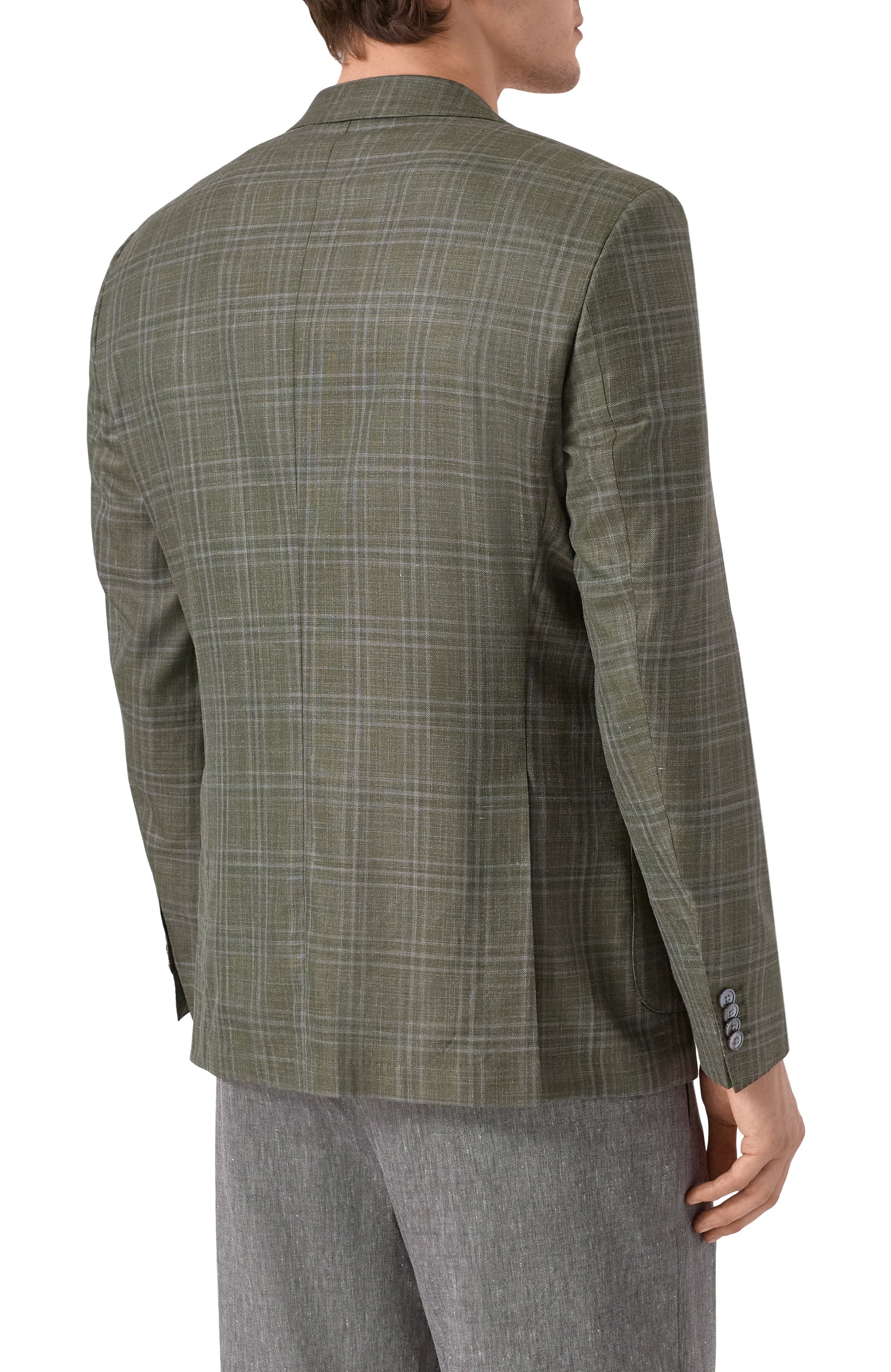 Пиджак из шерсти и шелка BOSS, арт. 50540722, фото 6