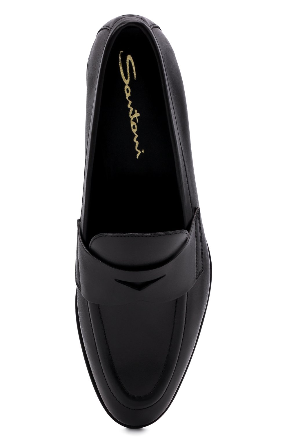 Кожаные лоферы SANTONI, арт. WUSF59962HAFSLGAN01, фото 6