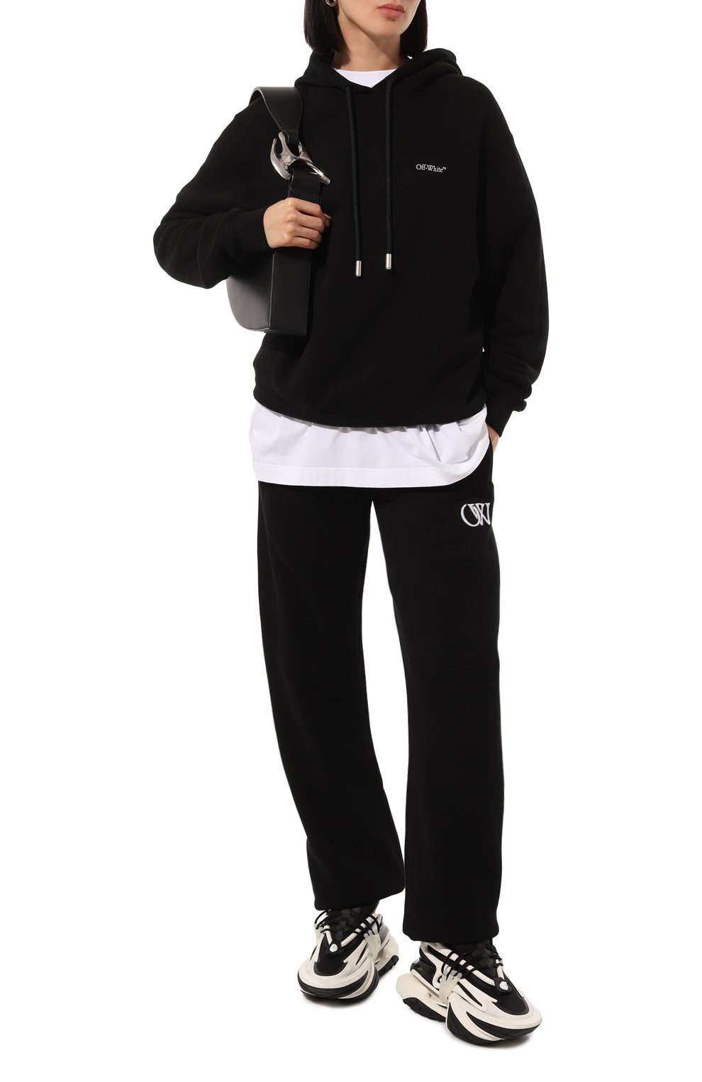 Хлопковое худи OFF-WHITE, арт. 0WBB035S24FLE001, фото 2