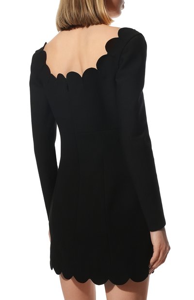 Шерстяное платье SAINT LAURENT, арт. 680631/Y024K, фото 4