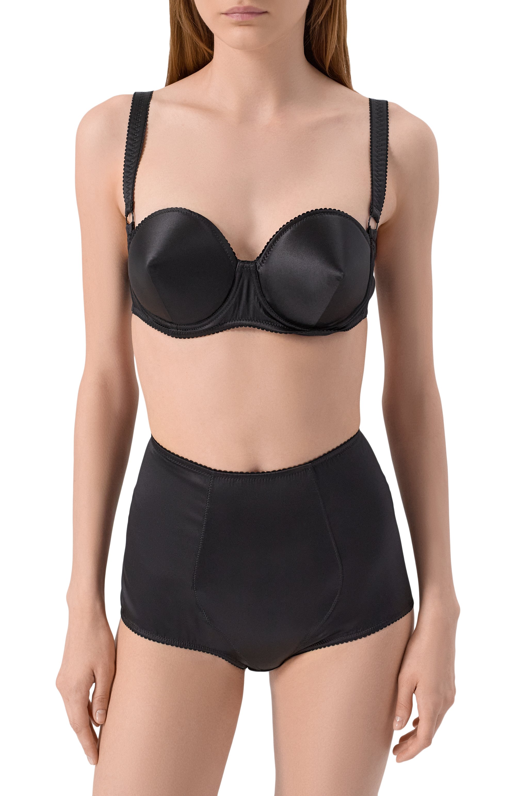 Шелковый бюстгальтер-балконет DOLCE & GABBANA, арт. 01B12T/0N06G, фото 2