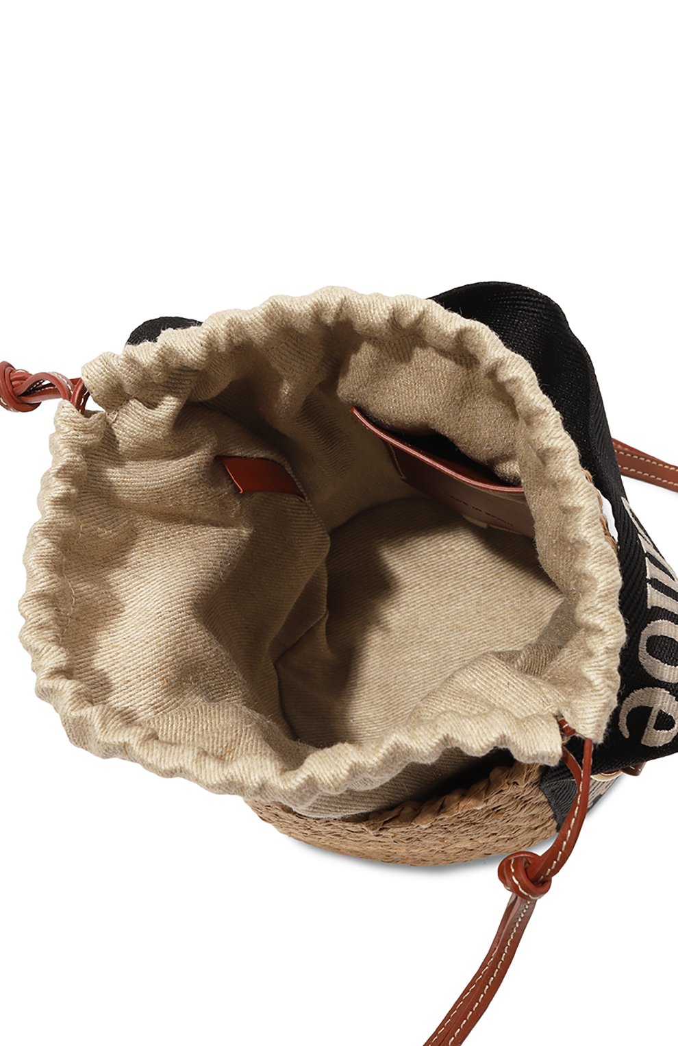 Сумка chloé x mifuko woody small CHLOÉ, арт. CHC23AS381L18, фото 4