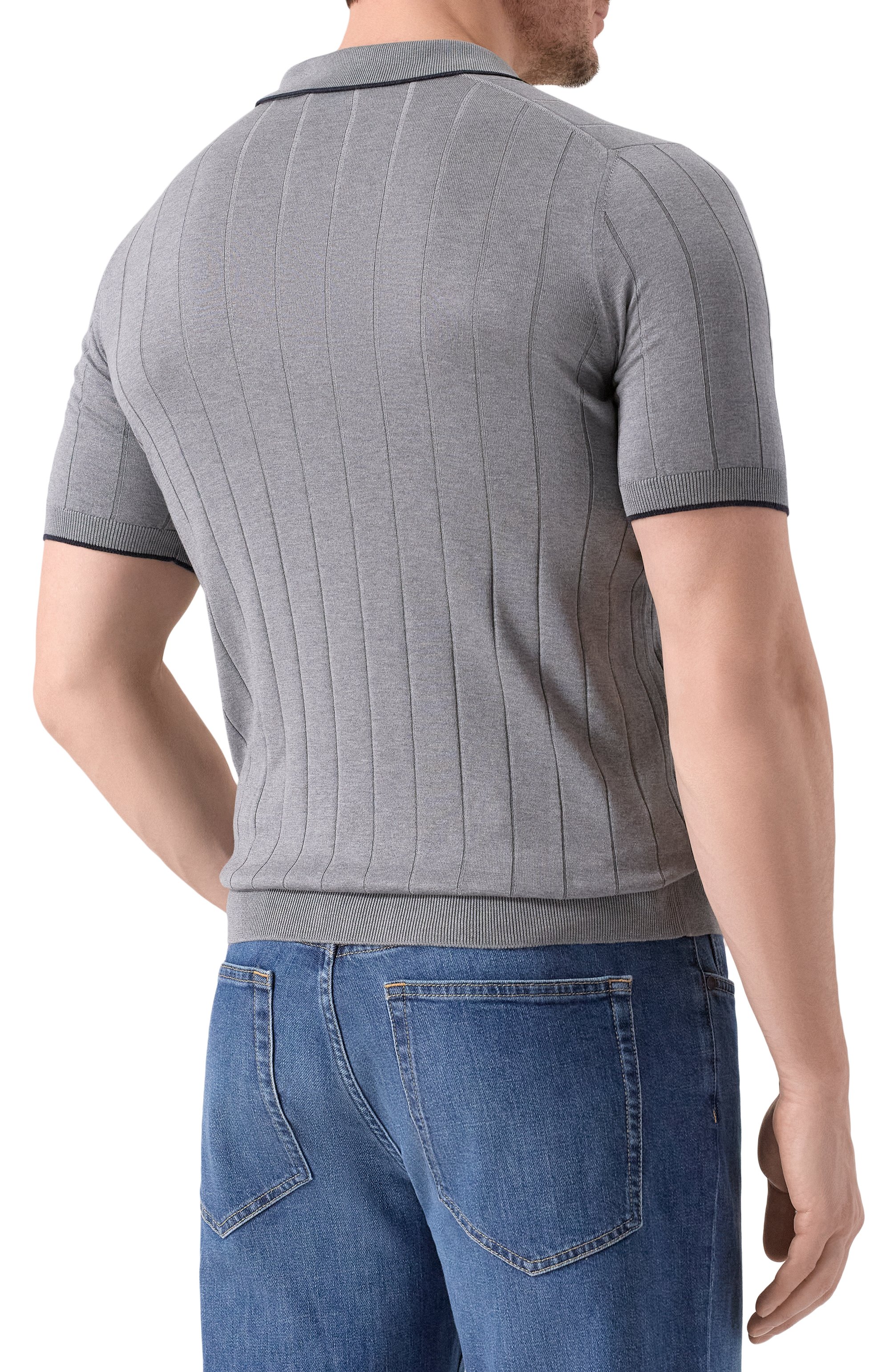 Шелковое поло GRAN SASSO, арт. 43128/23510, фото 4