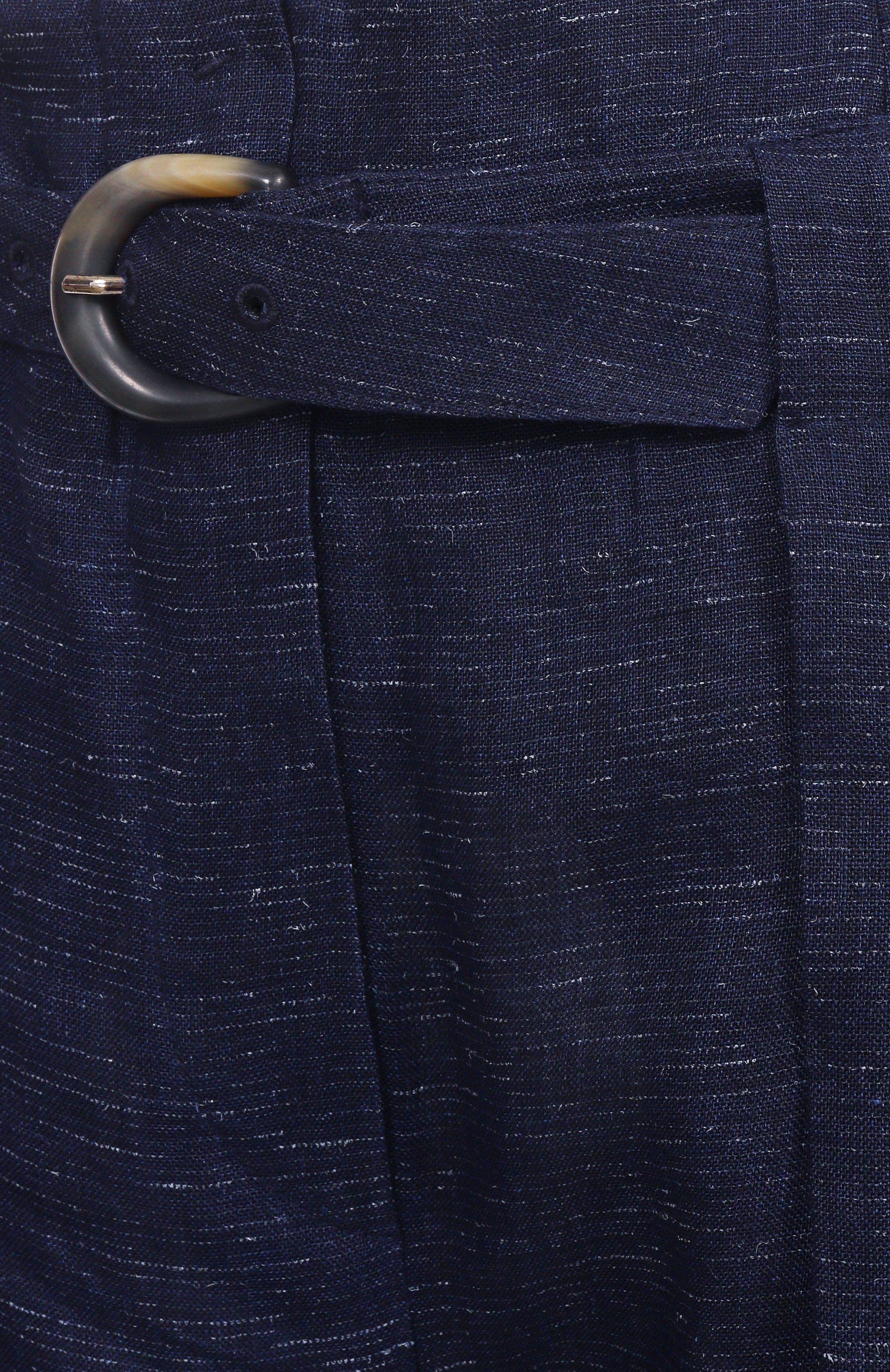 Брюки изо льна и вискозы EMPORIO ARMANI, арт. EW000975/TE10381, фото 6