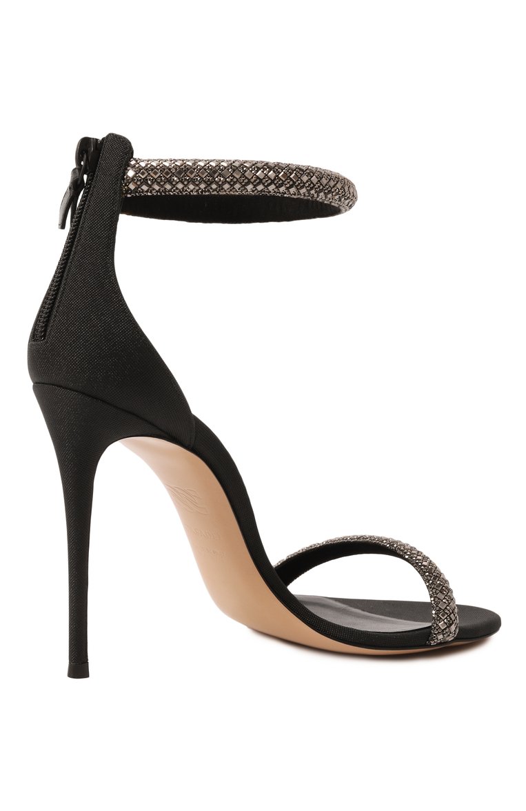 Женские босоножки stratosphere julia wonder 100 CASADEI черного цвета, арт. 1L170W1001/C2814 | Фото 5 (Подошва: Плоская; Материал сплава: Проставлено; Материал внешний: Экокожа; Материал внутренний: Натуральная кожа; Драгоценные камни: Проставлено; Каблук высота: Высокий; Каблук тип: Шпилька)