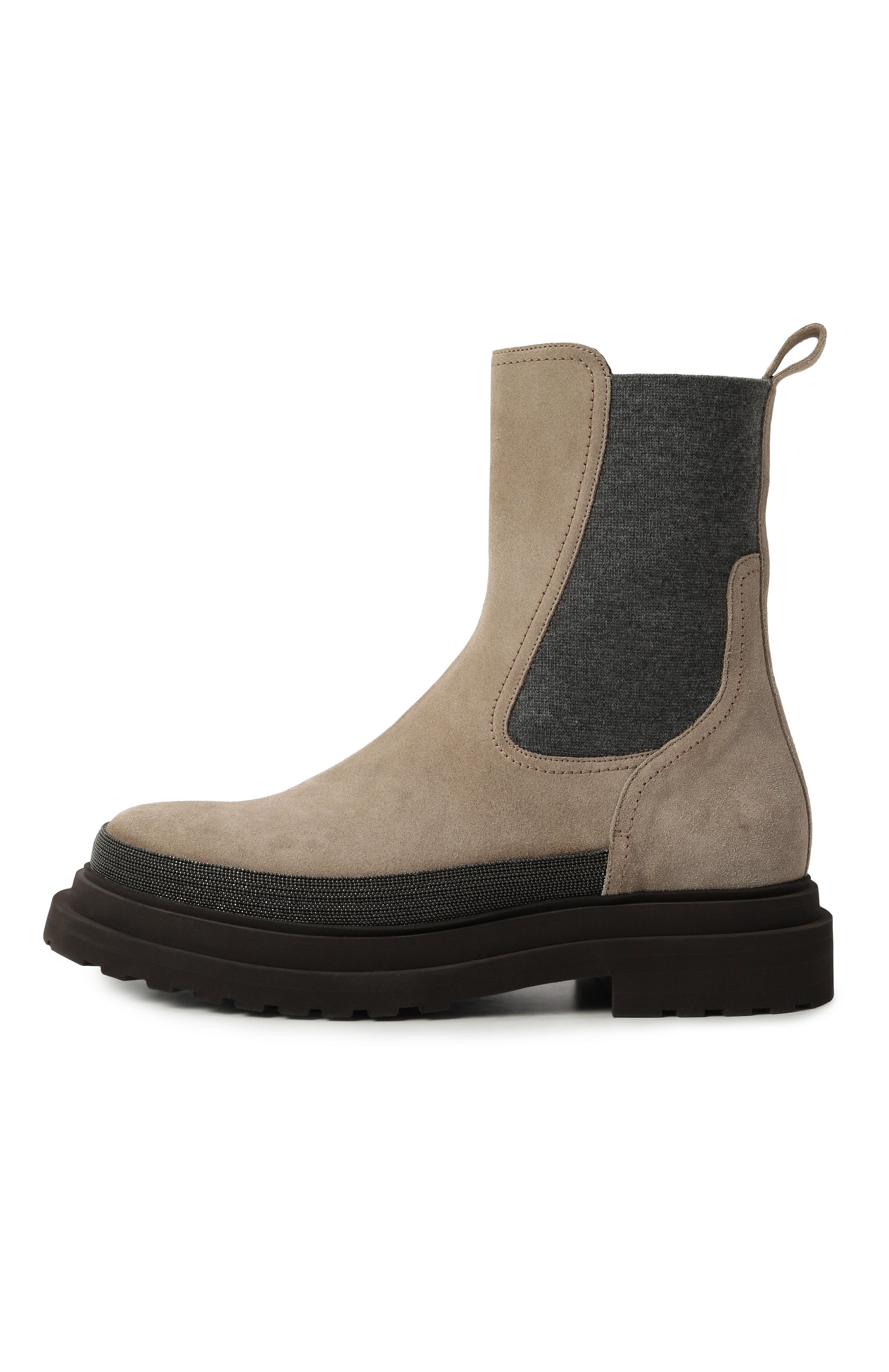 Замшевые челси BRUNELLO CUCINELLI, арт. MZSFGBP422, фото 4