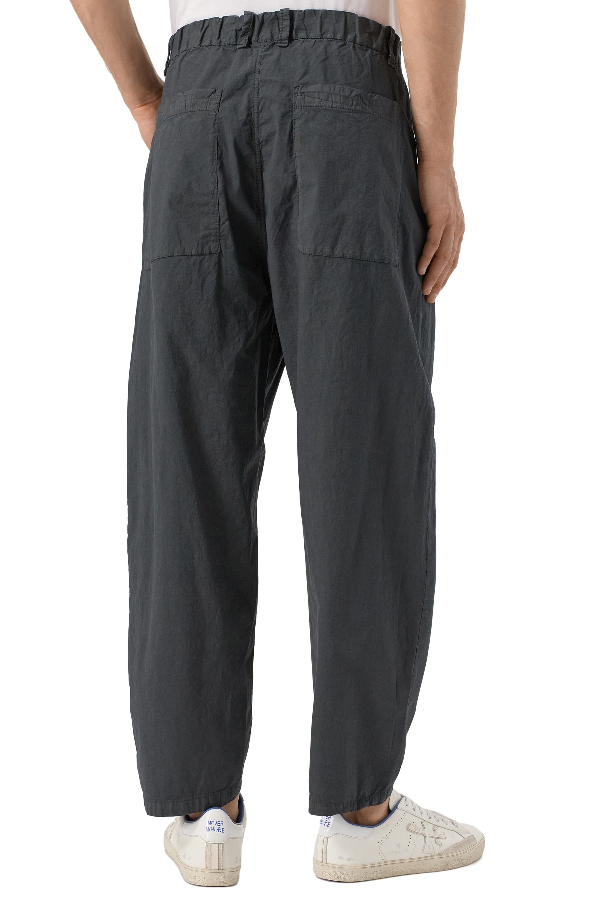 Хлопковые брюки TRANSIT, арт. CFUTRZG163, фото 4