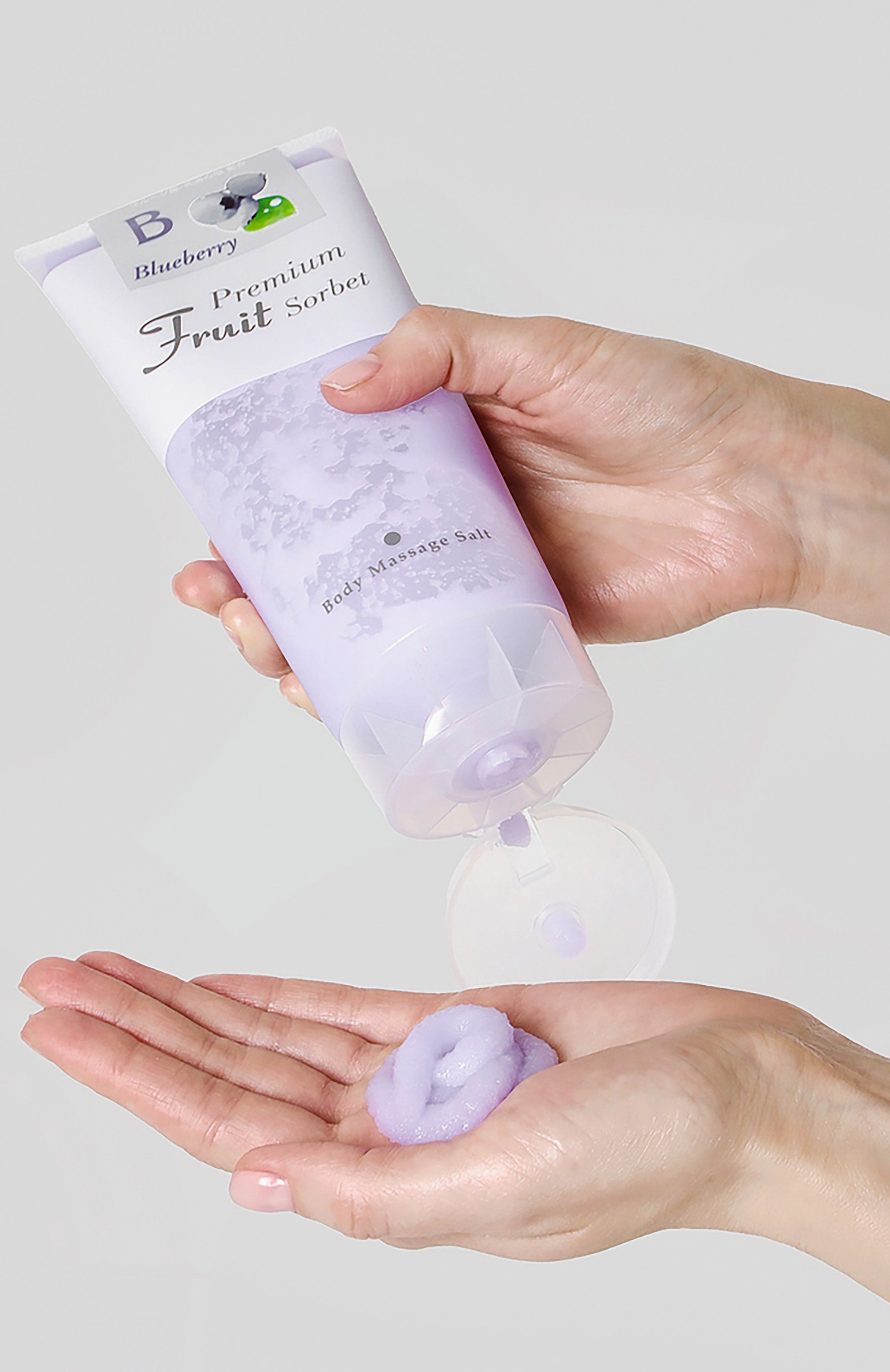 Скраб-щербет для тела с солью тихого океана и черникой (500g) ENHEL BEAUTY, арт. 4512442004011, фото 5