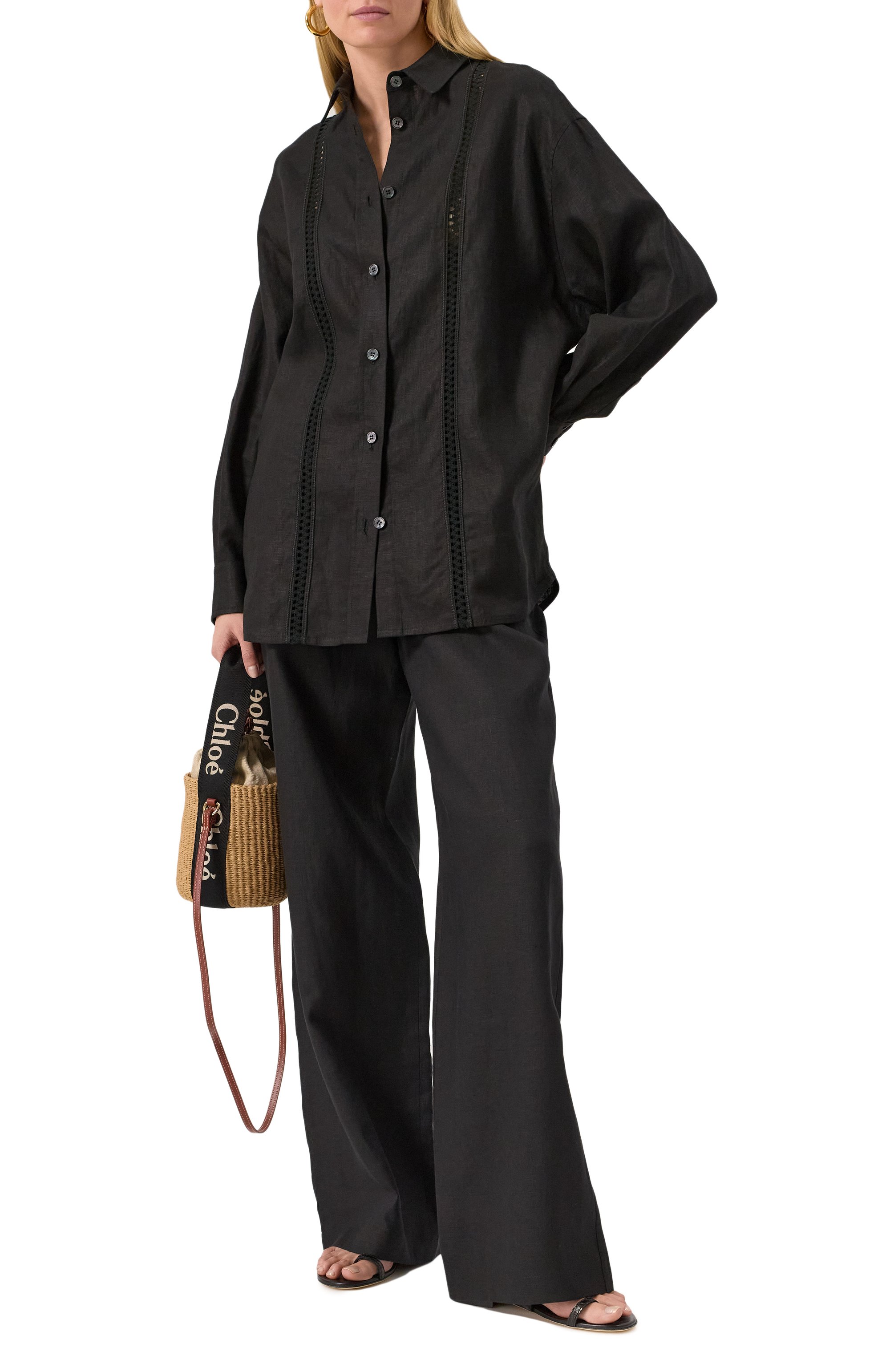 Льняная рубашка MVST, арт. TXBGM-Y074, фото 2