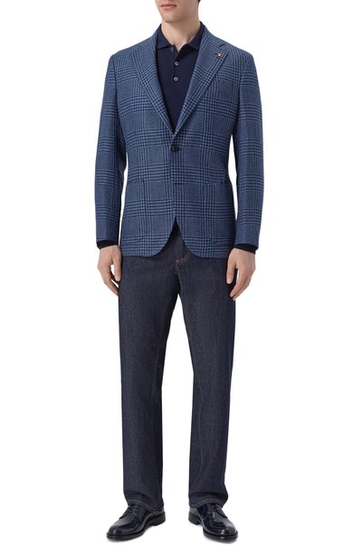 Мужской пиджак из шерсти и шелка SARTORIA LATORRE, арт. EF74/QJ0824