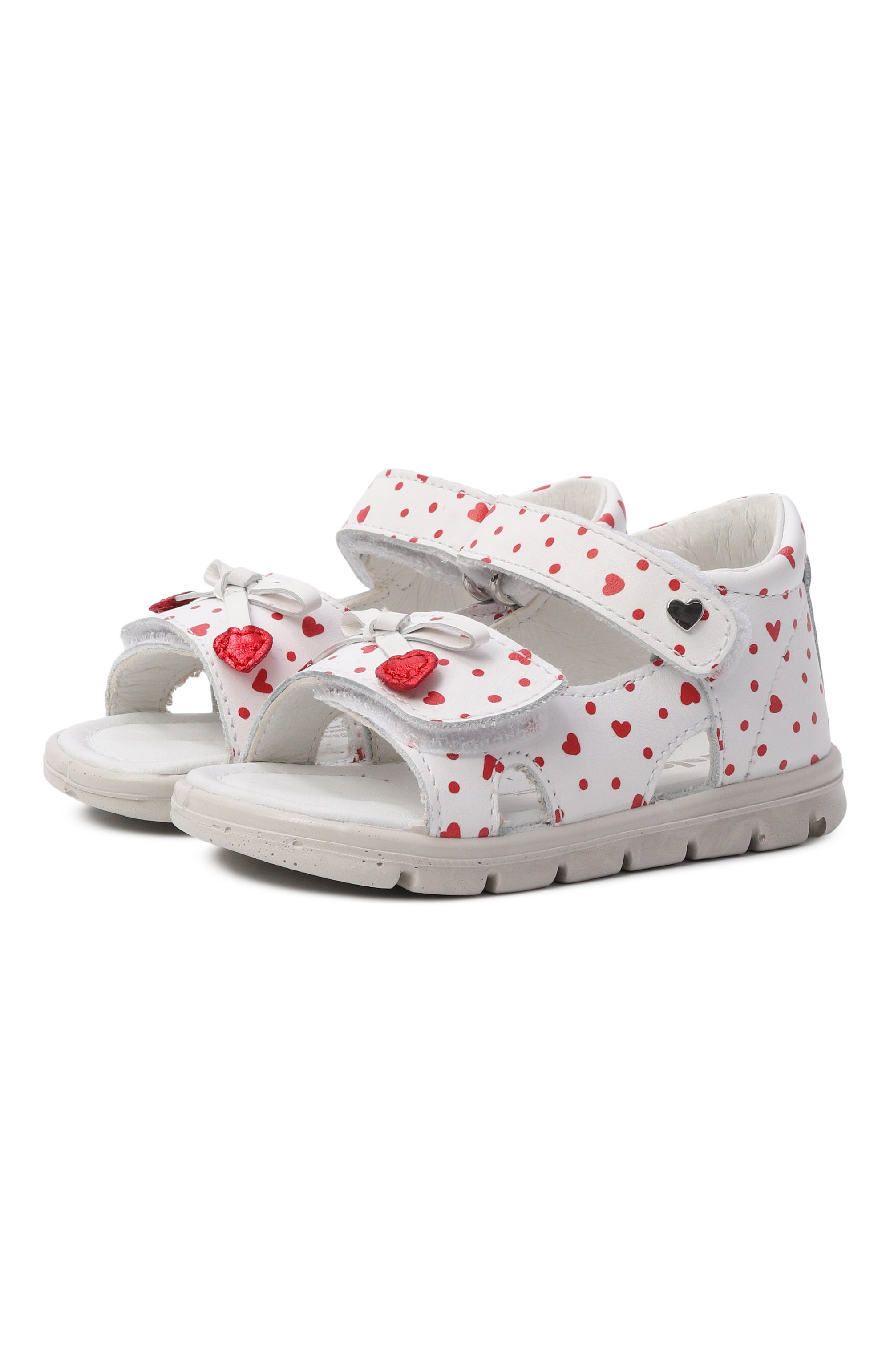 Кожаные сандалии kiffy FALCOTTO белого цвета по цене 11750 руб., арт. 1501155/03, фото 1 Кожаные сандалии kiffy FALCOTTO, арт. 1501155/03, фото 1