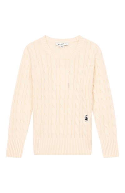Хлопковый пуловер SPORTY AND RICH, арт. WS09176302WH37