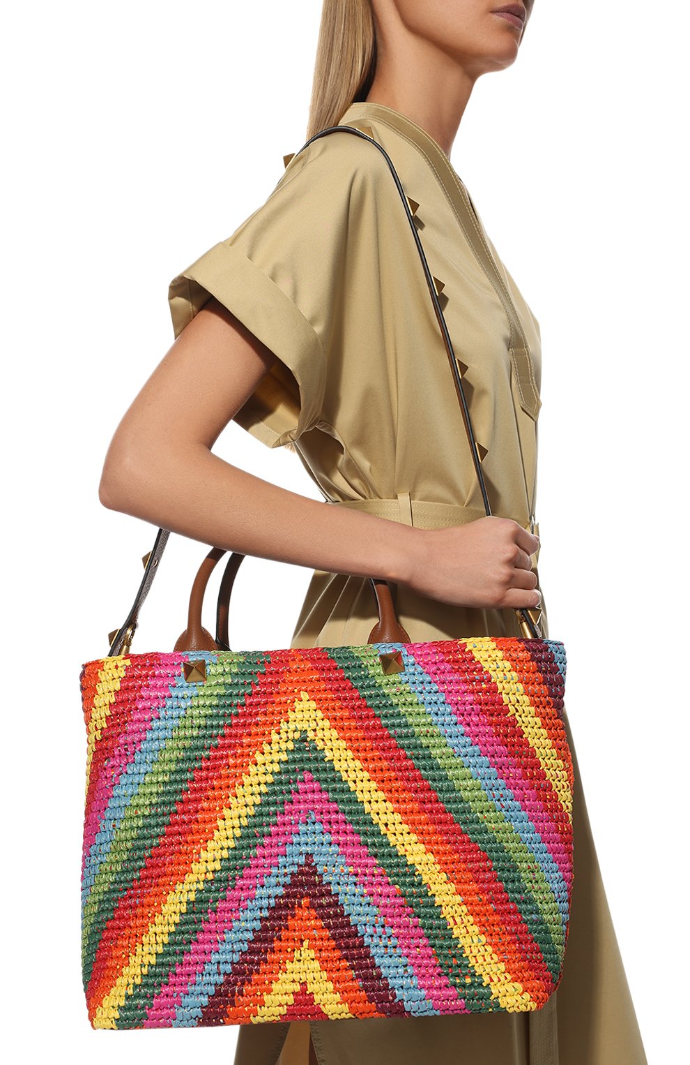 Сумка-шопер summer medium VALENTINO, арт. XW2B0K19/CHP, фото 6