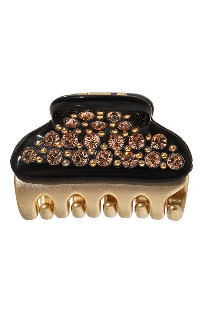 Заколка для волос ALEXANDRE DE PARIS черного цвета по цене 11960 руб., арт. ICCB-12831-06P23 ON, фото 3 Заколка для волос ALEXANDRE DE PARIS, арт. ICCB-12831-06P23 ON, фото 3