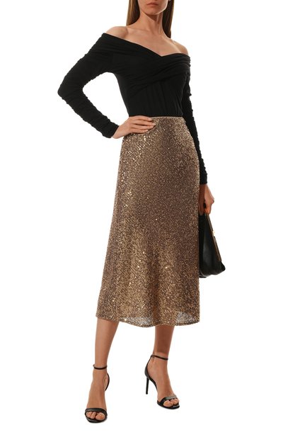 Юбка с отд елкой пайетками PATRIZIA PEPE, арт. 8G0275_A6W6, фото 2