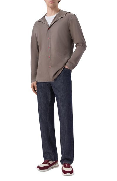 Мужская хлопковая рубашка KITON, арт. UMCPETEH0923413