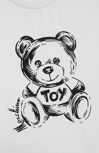 Хлопковая футболка MOSCHINO, арт. HRM03T/LBA33/10-14, фото 3