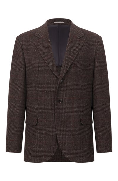 Мужской пиджак из шелка и шерсти BRUNELLO CUCINELLI, арт. MV4647BTD