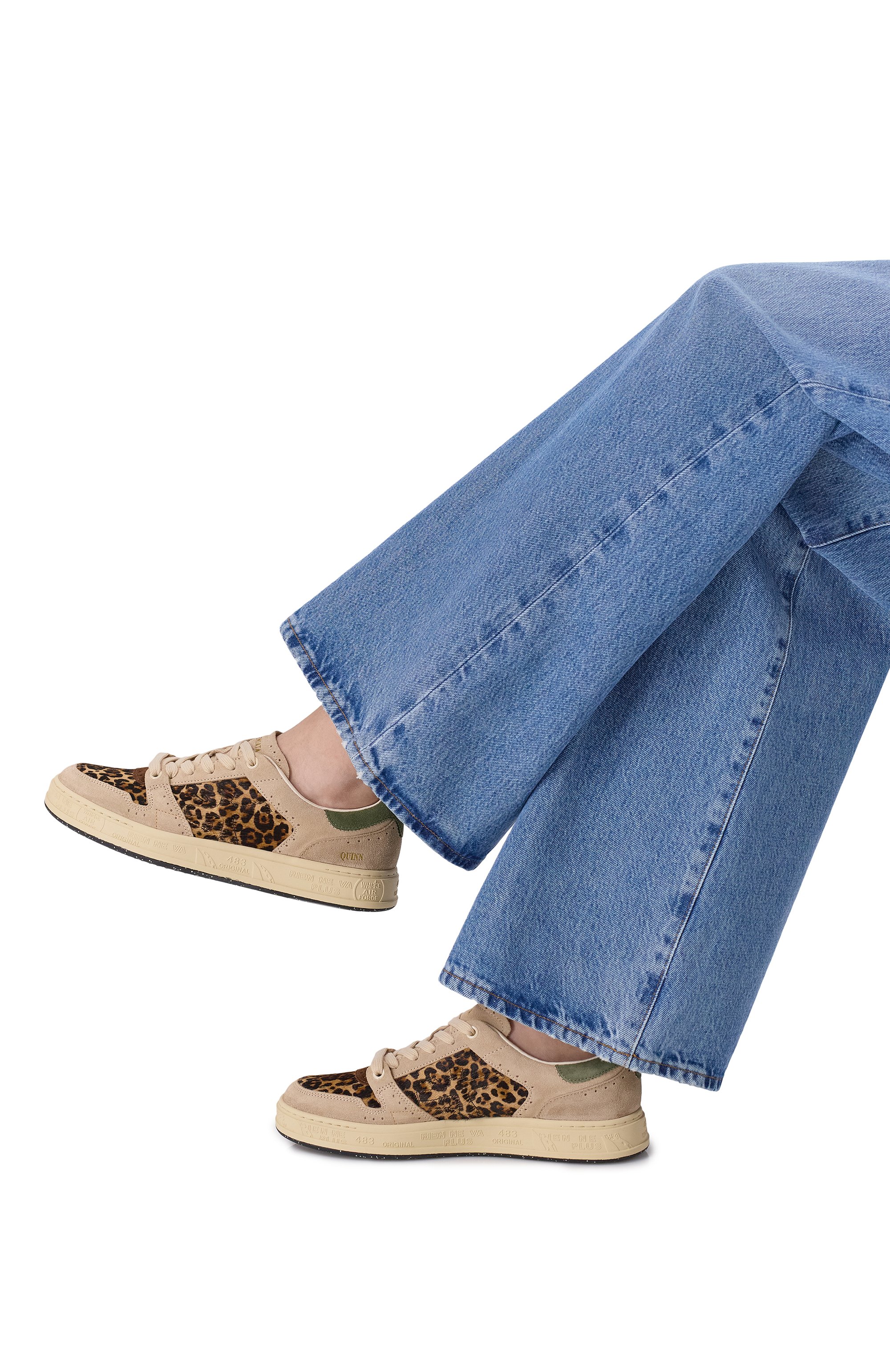 Кожаные кеды quinn-d PREMIATA, арт. QUINND/VAR 7647, фото 2