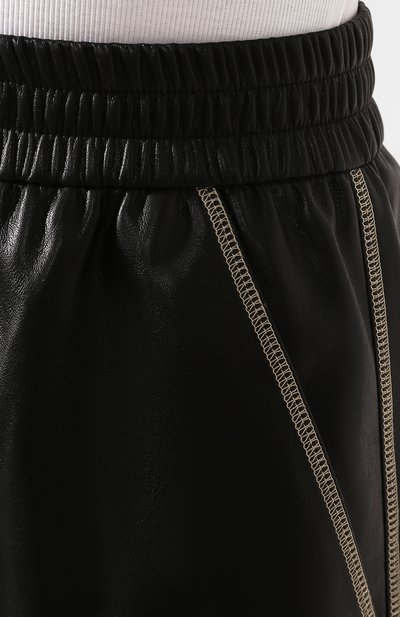 Шорты NANUSHKA, арт. Y0LIE_BLACK_VEGAN LEATHER, фото 5