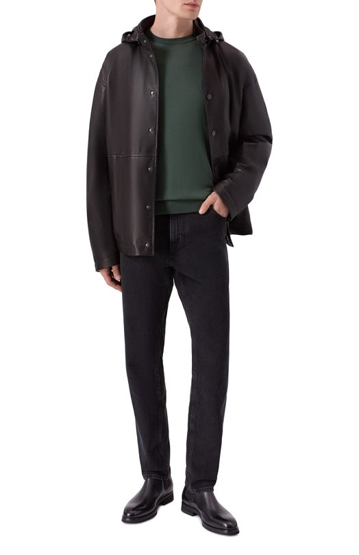 Кожаная куртка MVST M25.1PM.B004/CREAM NAPPA Чёрный  M25.1PM.B004/CREAM NAPPA Фото 2