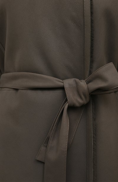 Двусторонняя дубленка LORO PIANA хаки цвета по цене 1080000 руб., арт. FAL2393, фото 5 Двусторонняя дубленка LORO PIANA, арт. FAL2393, фото 5