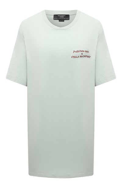 Женская хлопковая футболка STELLA MCCARTNEY, арт. 601849/SMP92