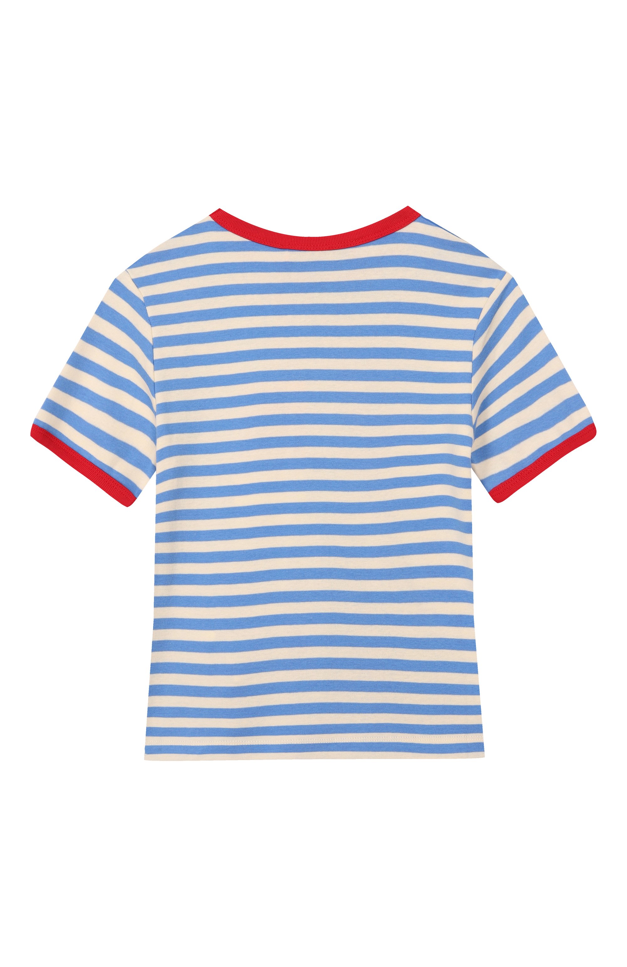 Хлопковая футболка MAX&CO голубого цвета по цене 7865 руб., арт. MX0285/MX046, фото 2 Хлопковая футболка MAX&CO, арт. MX0285/MX046, фото 2