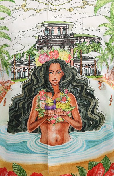 Хлопковая рубашка CASABLANCA, арт. MS21-SH-006 KAMEHAMEA, фото 5