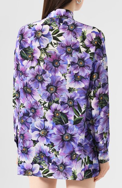 Шелковая рубашка DOLCE & GABBANA, арт. F5M28T/IS1A1, фото 4