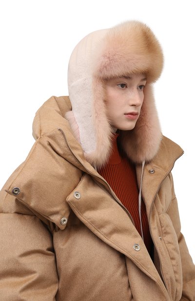 Шапка-ушанка из меха норки и соболя FURLAND, арт. 0139607450133600000, фото 2