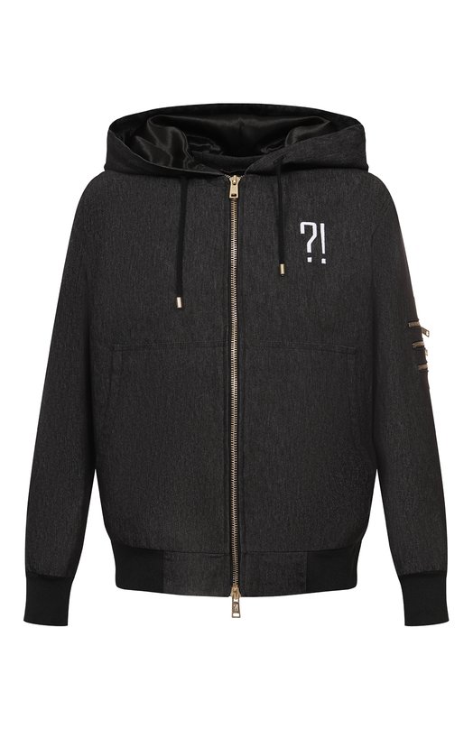 

Хлопковый бомбер CHMPS PARISSE, Чёрный