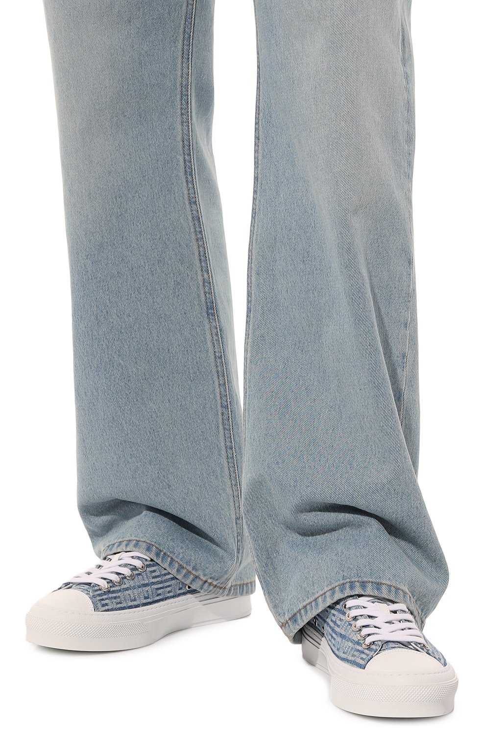 Текстильные кеды city low GIVENCHY голубого цвета по цене 65750 руб., арт. BH0050H1EK, фото 3 Текстильные кеды city low GIVENCHY, арт. BH0050H1EK, фото 3