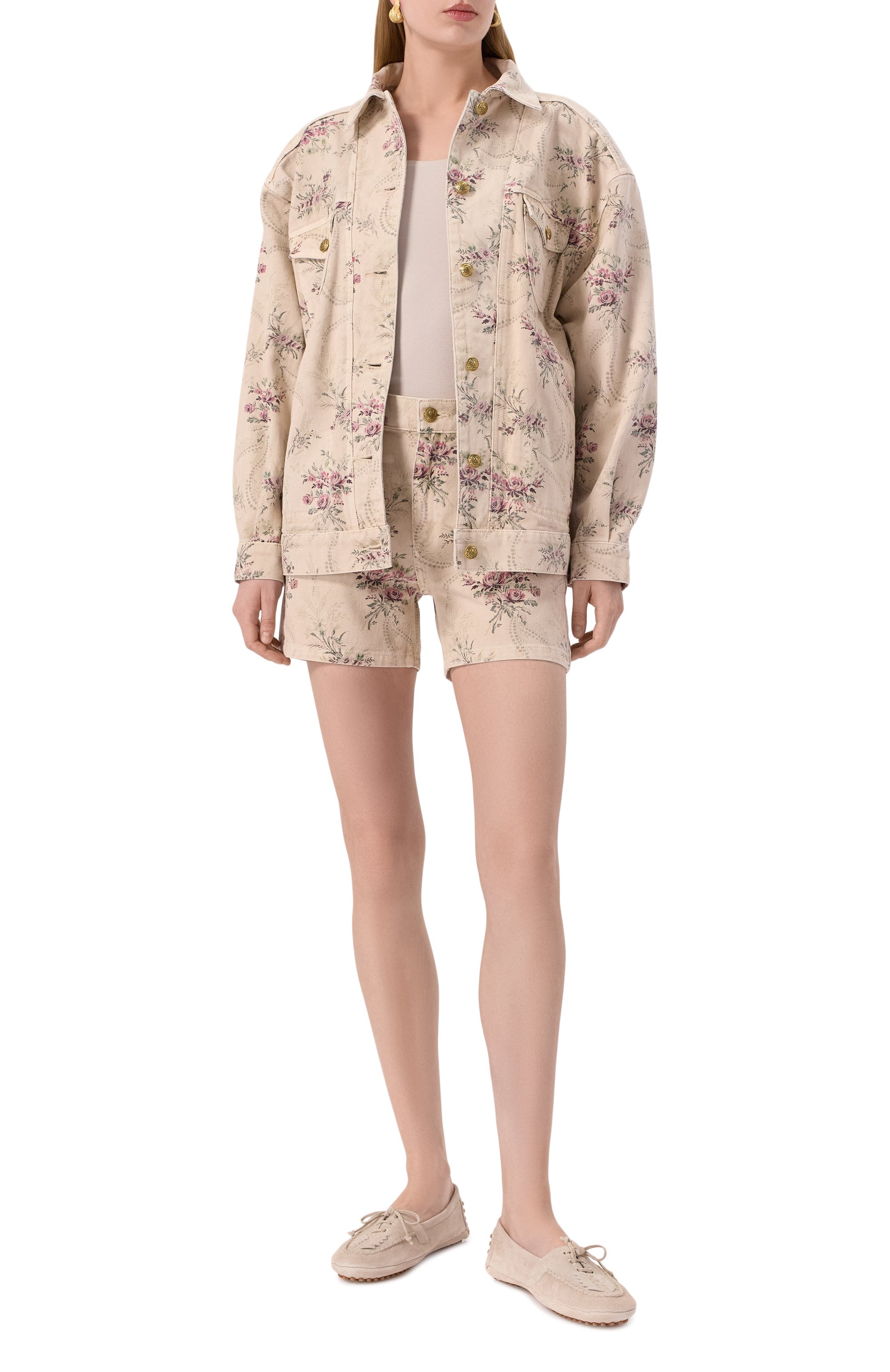 Замшевые мокасины driver LE MONDE BERYL бежевого цвета по цене 86950 руб., арт. DME-SUE-ST0, фото 2 Замшевые мокасины driver LE MONDE BERYL, арт. DME-SUE-ST0, фото 2