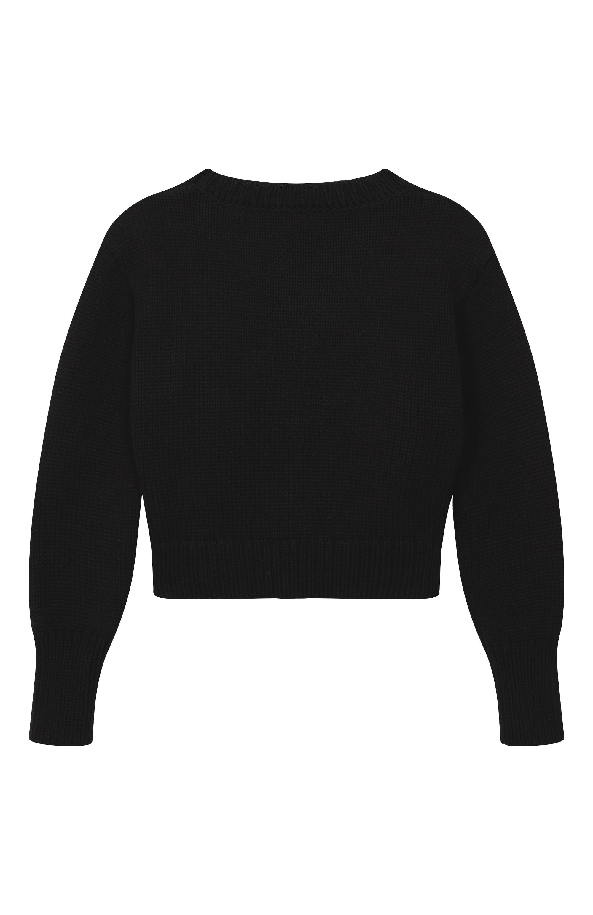 Хлопковый свитер MARC JACOBS (THE) черного цвета по цене 22100 руб., арт. W60569, фото 2 Хлопковый свитер MARC JACOBS (THE), арт. W60569, фото 2