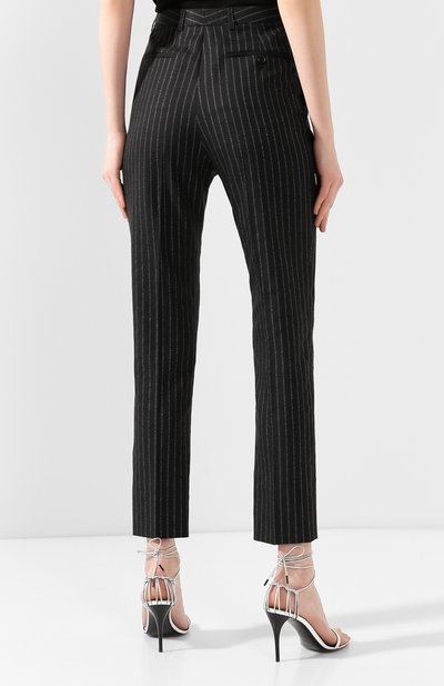 Шерстяные брюки SAINT LAURENT, арт. 611057/Y1A90, фото 4