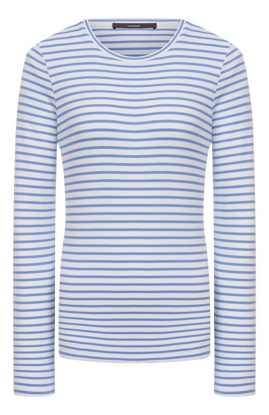 Хлопковый лонгслив Windsor 52 DT306 10015934 Голубой 52 DT306 10015934
