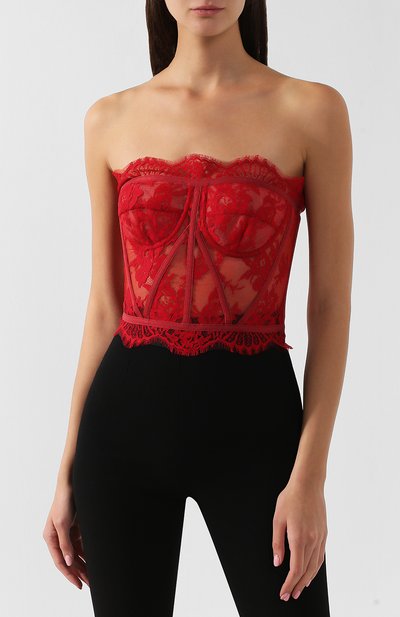 Кружевной топ-бюстье DOLCE & GABBANA, арт. F72X4T/HLMQJ, фото 3