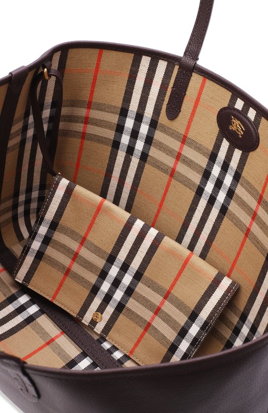 Двусторонняя сумка Bloomsbury medium Burberry 8119598 Коричневый  8119598 Фото 5