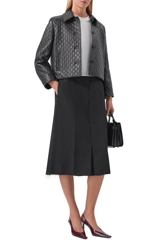 Кожаная куртка Gucci 834308/XNA4F Чёрный  834308/XNA4F Фото 2