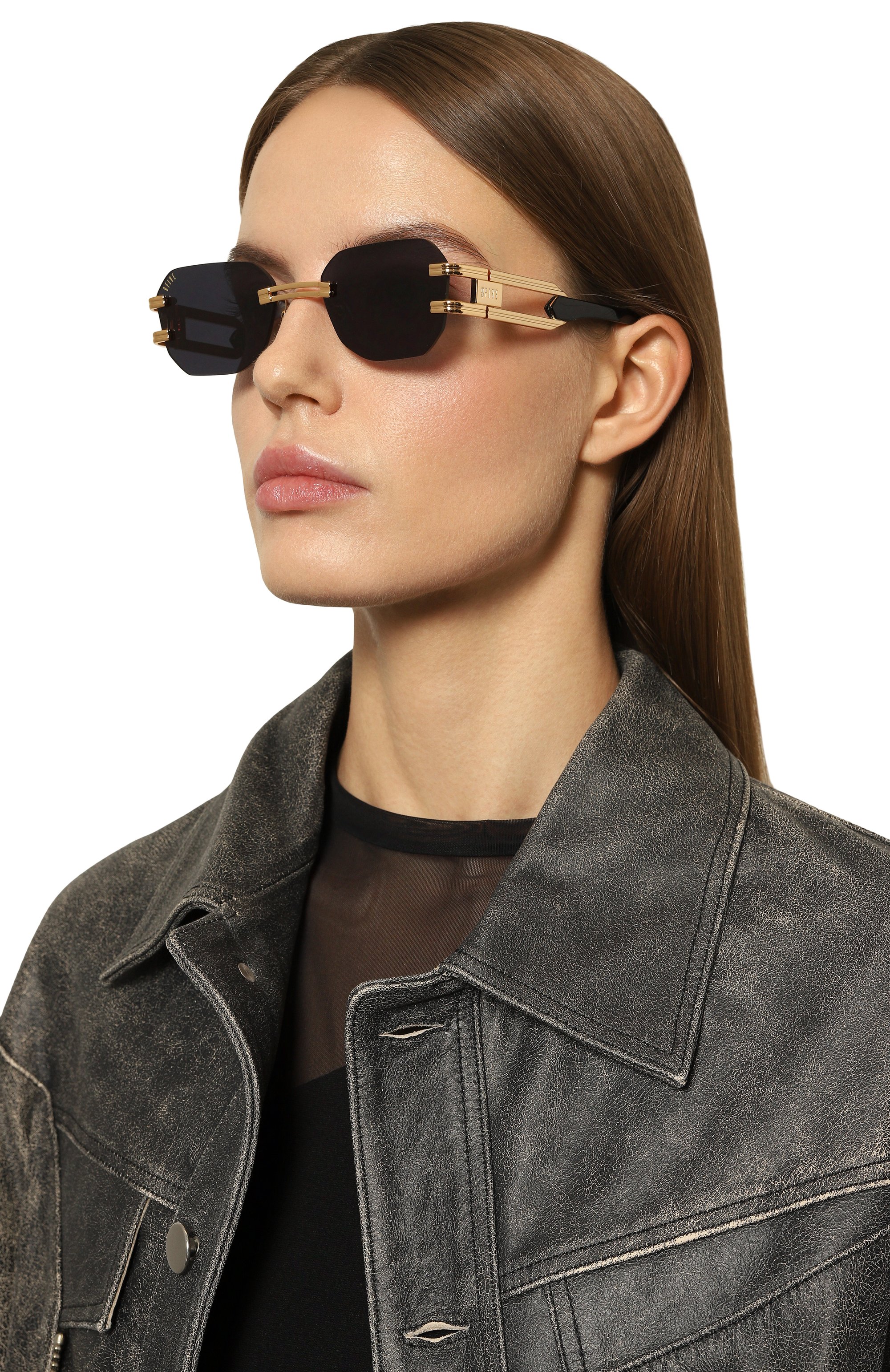 Солнцезащитные очки 9FIVE, арт. R0YALS LITE-BLACK/G0LD, фото 2