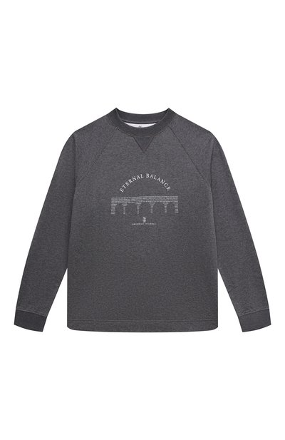 Хлопковый свитшот BRUNELLO CUCINELLI, арт. BM836E177C