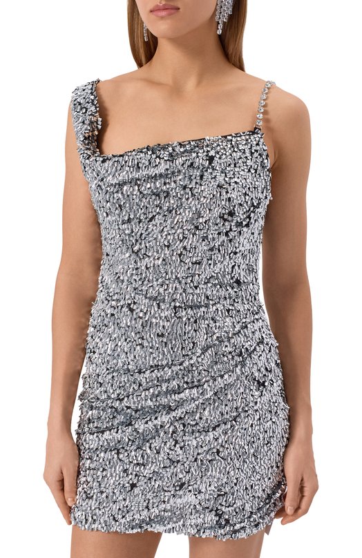 Платье из вискозы Area FW25AWDR0194FA01 Серебряный  FW25AWDR0194FA01 Фото 3