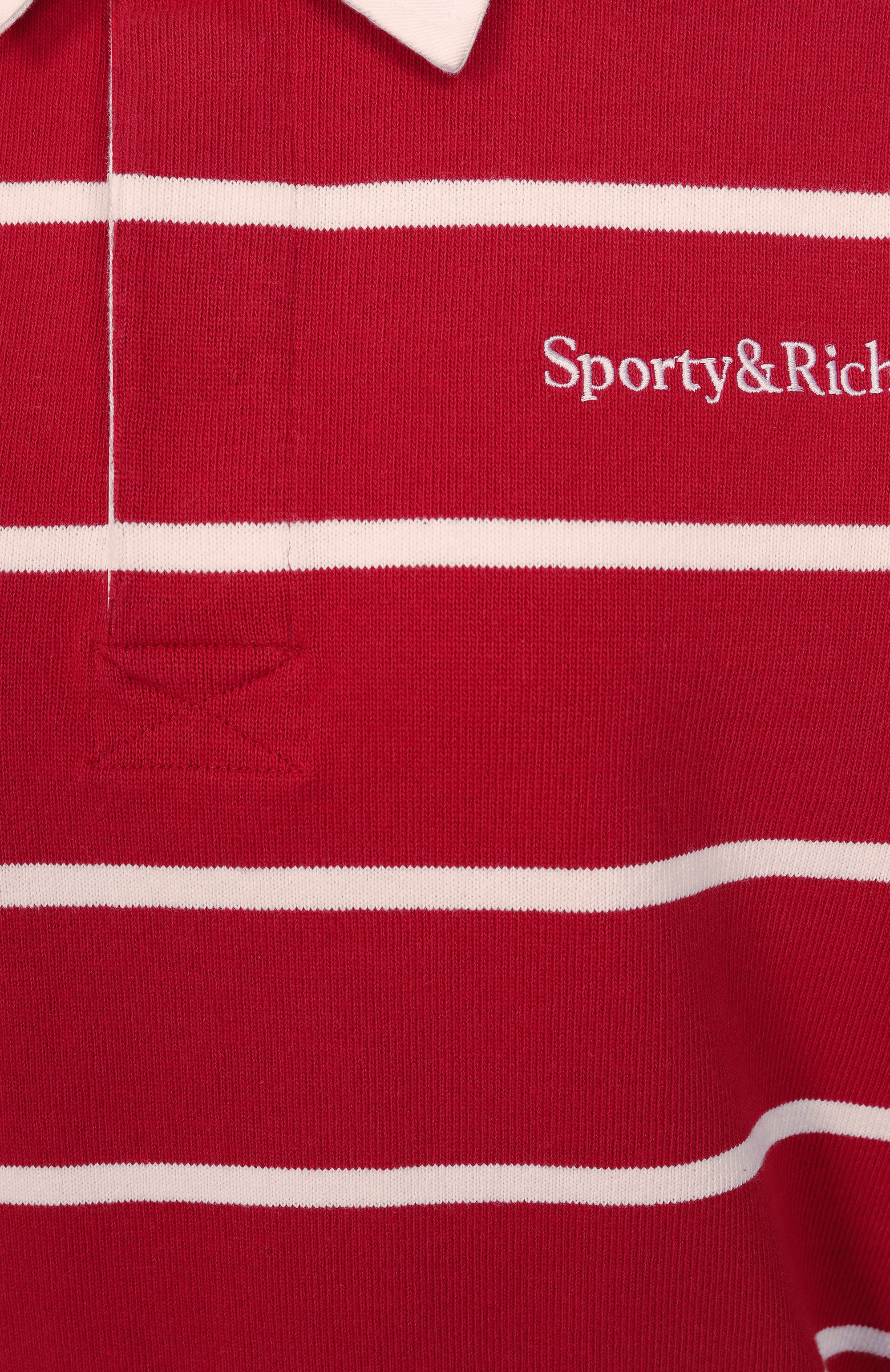 Хлопковое поло SPORTY AND RICH, арт. ST008606300RE33, фото 6