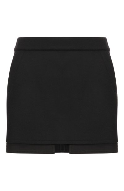 Женская шерстяная юбка RICK OWENS, арт. RP02F5374/WMT