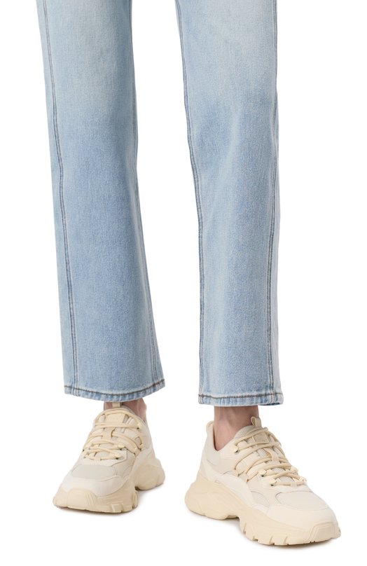 Комбинированные кроссовки Bebbio Weekend Max Mara BEBBI0 Белый  BEBBI0 Фото 3